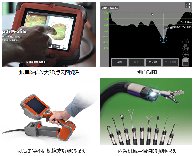 6.1mm三維測量工業(yè)內窺鏡的特點